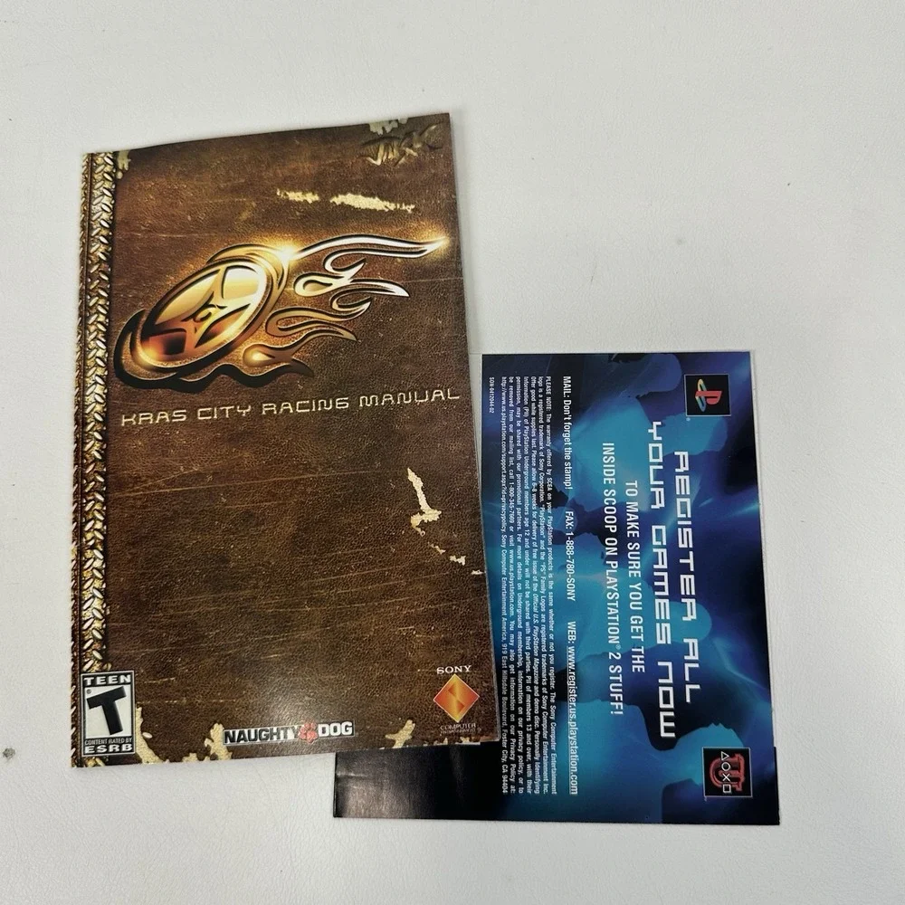 Jak X Combat Racing PS2 (Sony PlayStation 2, 2006) Tested Complete w/ Manual CIB